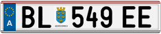 License plate of Austria, Regular plates