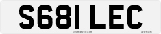License plate of the United Kingdom, 1983 year system