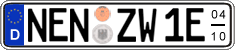 German license plate, Seasonal plates