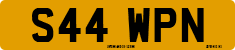 License plate of the United Kingdom, 1983 year system