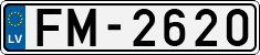 License plate of Latvia, Regular car plates