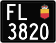 License plate of Liechtenstein, Motorcycles