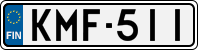 License plate of Finland, Cars
