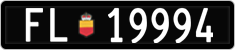 License plate of Liechtenstein, Cars