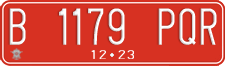 License plate of Indonesia, Government and public administrations