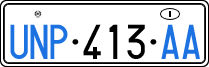 License plate of Italy, Diplomatic