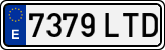 License plates of Spain, Ordinary (2000)