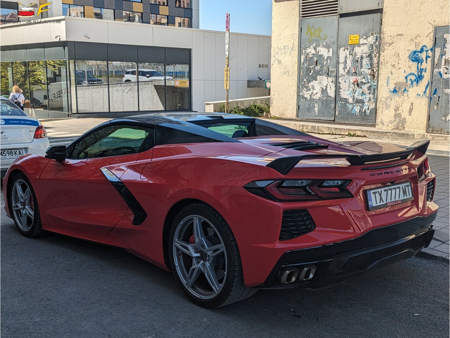 TX 7777 MT, Chevrolet Corvette 8th gen Convertible (C8), 2020–