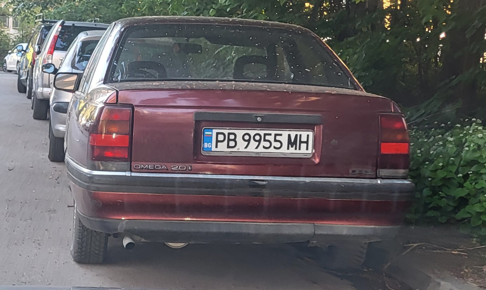 PB 9955 MH, Opel Omega 1st gen Sedan (A; V87), 1986–1994