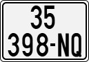 License plate of Vietnam, Motorcycles