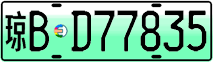 License plate of China, Electric vehicles