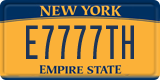 New York, Vanity Plates