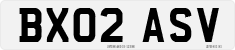 License plate of the United Kingdom, 2001 year system