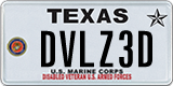 Texas, Disabled Veteran