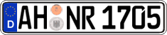 German license plate, Regular plates