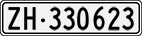 License plate of Switzerland, Cars