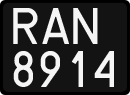 License plates of Poland, 1976 year system