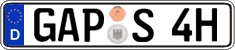 German license plate, Plates for oldtimers (type 
