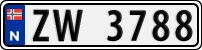 License plate of Norway, Trailers, motorcycles, special vehicles