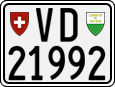 License plate of Switzerland, Motorcycles