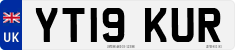 License plate of the United Kingdom, 2001 year system