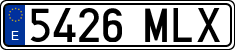 License plates of Spain, Ordinary (2000)