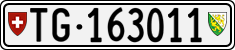 License plate of Switzerland, Cars