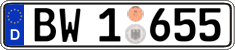 German license plate, Authorities and federal agencies