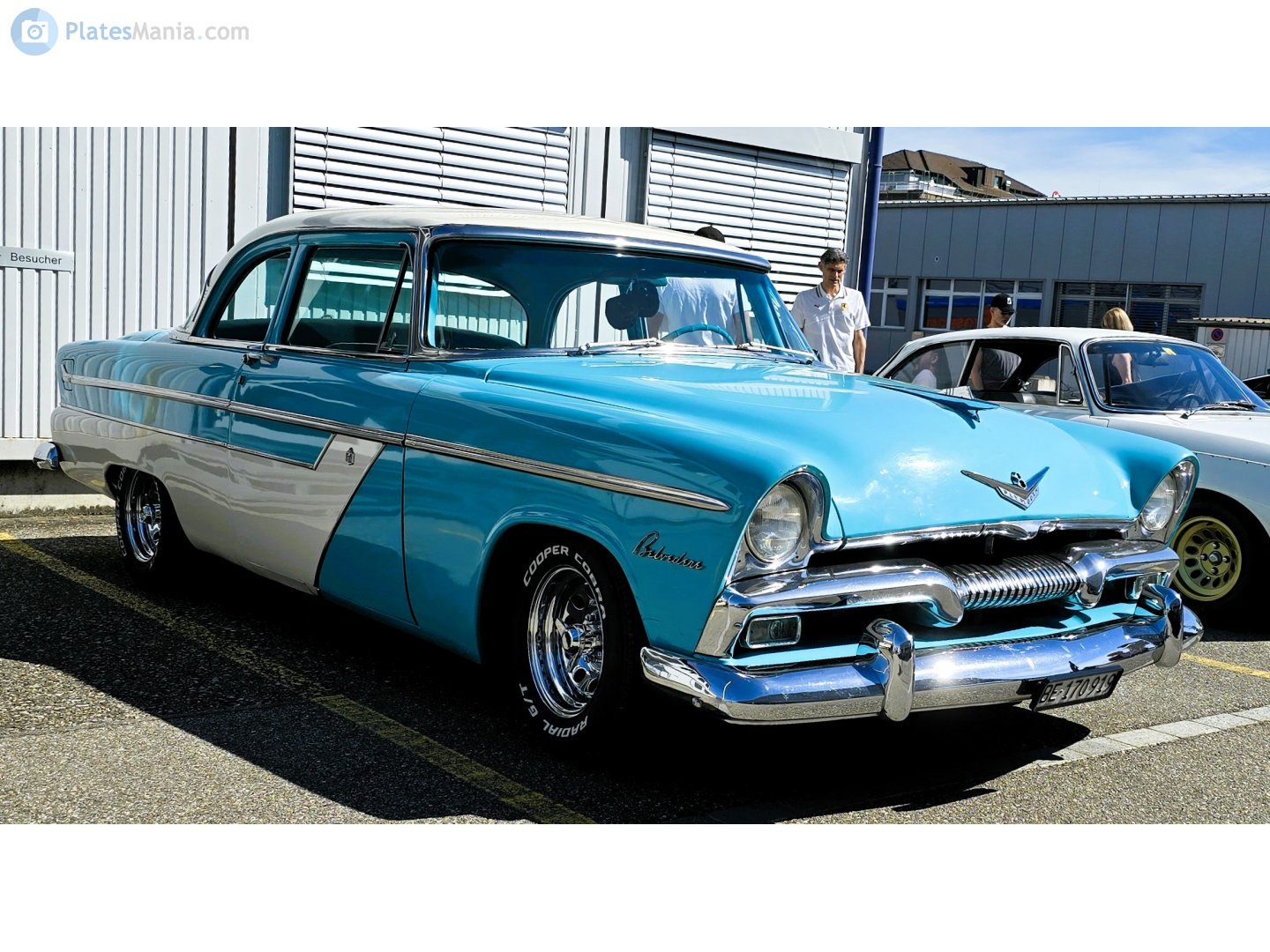 BE 170919, Plymouth Belvedere 2nd gen 1955/1956 2-door Sedan (P27/P29), 1955–1957
