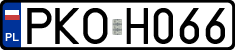 License plates of Poland, Regular car plates
