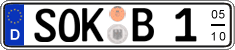 German license plate, Seasonal plates
