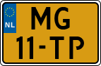 License plate of the Netherlands, Motorcycles