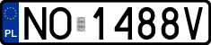 License plates of Poland, Regular car plates