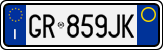 License plate of Italy, Cars (1994 year series)