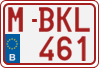 License plate of Belgium, Regular plates (2010)