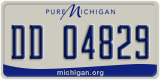Michigan, Commercial vehicles (AB 12345)