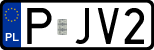 License plates of Poland, Regular car plates
