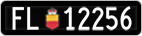 License plate of Liechtenstein, Cars