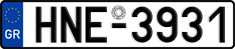 License plate of Greece, Cars