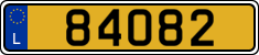 License plate of Luxembourg, Vanity Plates