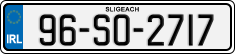 License plate of Ireland, Regular plates