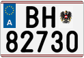 License plate of Austria, Official services and consulates