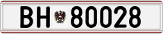 License plate of Austria, Official services and consulates
