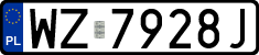 License plates of Poland, Regular car plates