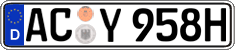 German license plate, Plates for oldtimers (type 