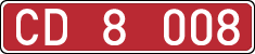 License plates of Spain, Diplomatic