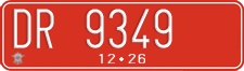 License plate of Indonesia, Government and public administrations