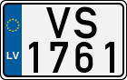 License plate of Latvia, Motorcycles