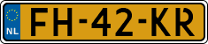 License plate of the Netherlands, Cars