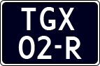 License plate of the Netherlands, Agricultural vehicles